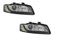 Faruri compatibile AUDI A4 B6 8E (2001-2004) LED DRL Look Black