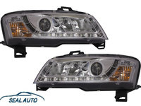 Faruri D-LITE compatibil cu FIAT Stilo 01-08, daytime running light crom