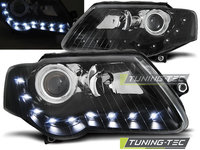 Faruri DAYLIGHT BLACK compatibila VW PASSAT B6 3C 03.05-10