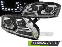 Faruri DAYLIGHT BLACK compatibila VW PASSAT B7 10.10- 10.14