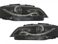 Faruri DRL compatibil cu Audi A3 8P (05.2003-03.2008) DAYLIGHT Negru Tuning Audi A3 8P 2003 2004 2005 SWA11EGXB