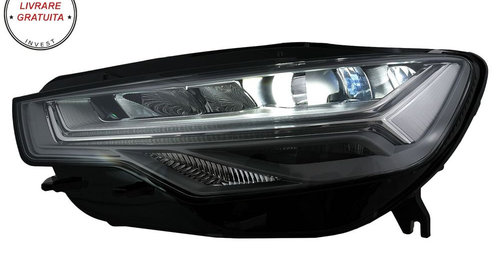 Faruri Full LED Audi A6 4G C7 (2011-2014) Facelift Design conversie de la Xenon la- livrare gratuita