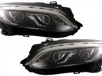 Faruri Full LED doar cu conversie la GLE Tuning Mercedes-Benz ML W166 2011 2012 2013 2014 2015 HLMBW166LED