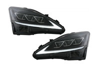 Faruri Full LED Semnal Dinamic compatibil cu LEXUS XE20 (2006-2013) Negru