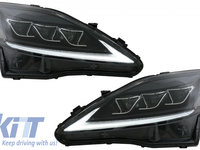 Faruri Full LED Semnal Dinamic compatibil cu LEXUS IS250/IS350/ XE20 (2006-2013) Negru