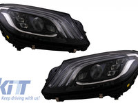 Faruri Full LED Semnalizare Dinamica compatibil cu MERCEDES S-Class W222 Facelift Design OEM