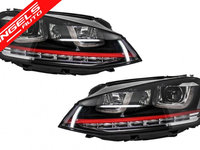 Faruri Golf 7 3D LED 12-17 R20 GTI Design Semnal Dinamic LED