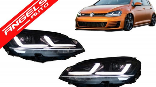 Faruri Golf 7 Full LED (12-17) Crom pt Far Xenon si Pozitie Halogen