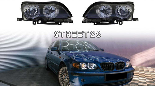 Faruri LED Angel Eyes compatibil cu BMW Seria