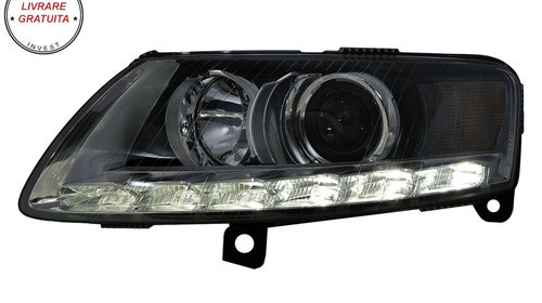 Faruri LED Audi A6 4F C6 (2008-2011) Conversie pentru Xenon la Facelift Design- livrare gratuita