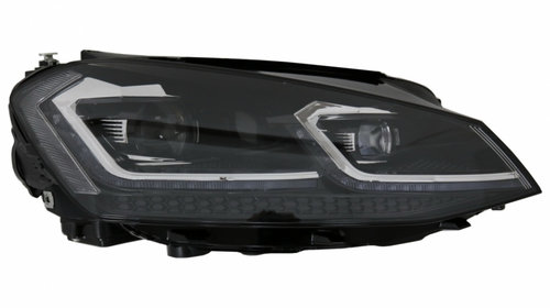 Faruri LED Bi-Xenon Look compatibil cu VW Golf 7 VII (2012-2017) Facelift G7.5 R Line Design cu Semnal Dinamic HLVWG7FSBX