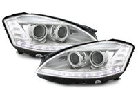 Faruri LED compatibil cu MERCEDES W221 S-Class (2005-2009) HID XENON Facelift Look