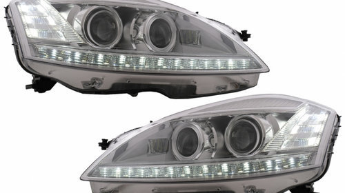 Faruri LED compatibil cu Mercedes W221 S-Clas