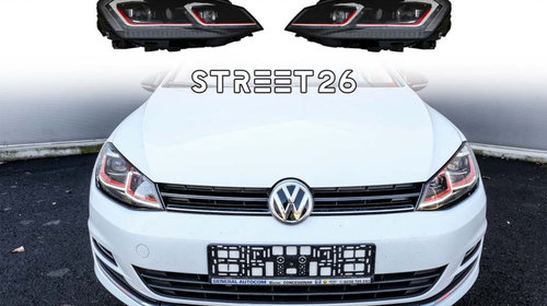 Faruri LED Compatibil Cu VW Golf 7 VII (2012-