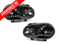 Faruri LED Dayline VW GOLF 4 Black Design