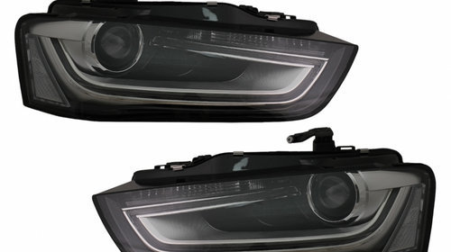 Faruri LED DRL compatibil cu Audi A4 B8.5 Fac