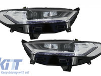 Faruri LED DRL compatibil cu FORD Mondeo MK5 (2013-2016) Semnalizare Secventiala Crom