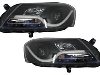 Faruri LED DRL compatibil cu VW Passat B7 (10.2010-10.2014) Negru