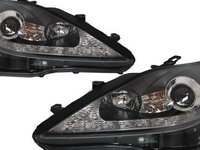 Faruri LED DRL dinamic compatibil cu LEXUS IS XE20 (2006-2013) Negru HLLXIS200B SAN38736