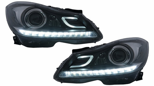 Faruri LED DRL Negru Semnal Dinamic Tuning Me