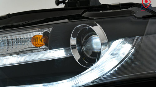 Faruri LED Facelift Light Bar Design Lumina De Zi LED DRL Tuning Audi A4 B8/8K 2007 2008 2009 2010 2011 SWA16SLGXB