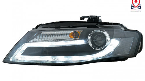 Faruri LED Facelift Light Bar Design Lumina De Zi LED DRL Tuning Audi A4 B8/8K 2007 2008 2009 2010 2011 SWA16SLGXB