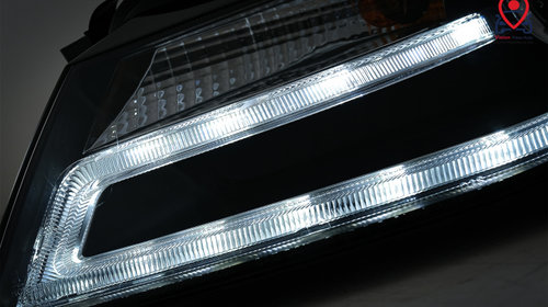 Faruri LED Facelift Light Bar Design Lumina De Zi LED DRL Tuning Audi A4 B8/8K 2007 2008 2009 2010 2011 SWA16SLGXB