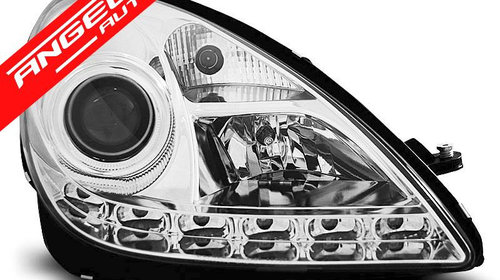 Faruri LED Mercedes SLK R171 2004-2011 Crom