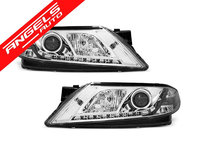 Faruri LED Renault Laguna 2 2001-2005 Crom