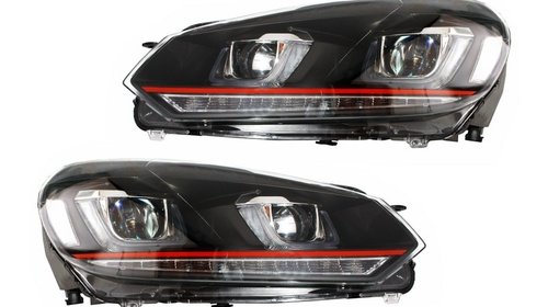 Faruri LED RHD compatibil cu VW Golf 6 VI (20