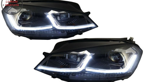 Faruri LED RHD VW Golf 7 VII (2012-2017) Face