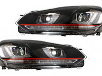 Faruri LED U Design Rosu GTI Semnal Dinamic Tuning Volkswagen VW EuroVan HLVWG6URRHD