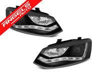 Faruri LED VW POLO 6R 2009-2014 Black