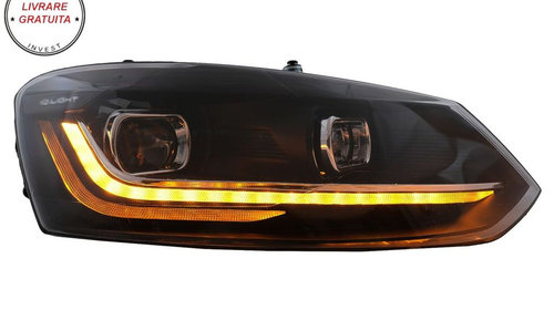 Faruri LED VW Polo 6R 6C (2010-2017) Semnalizare Dinamica