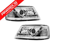 Faruri LED VW T5 2003-2009 Chrome Design