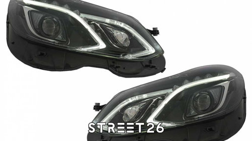 Faruri LED Xenon Compatibil Cu Mercedes E-Class W212 (2013-2016) Facelift Design