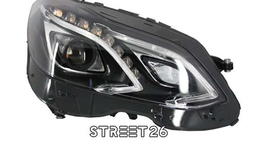 Faruri LED Xenon Compatibil Cu Mercedes E-Class W212 (2009-2012) Facelift Design