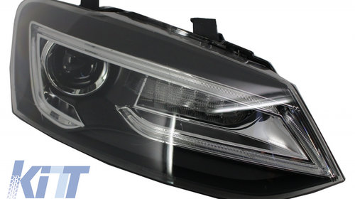 Faruri LED XENON HID compatibil cu VW POLO 6R/6C/61 (2011-2017) Devil Eye Look