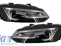 Faruri LED XENON HID compatibil cu VW POLO 6R/6C/61 (2011-2017) Devil Eye Look