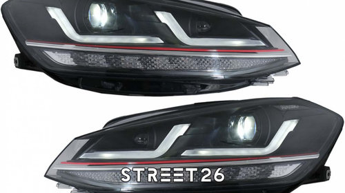 Faruri LEDriving Osram Full LED Compatibil Cu VW Golf 7.5 VII Facelift (2017-2020) GTI Cu Semnal Dinamic