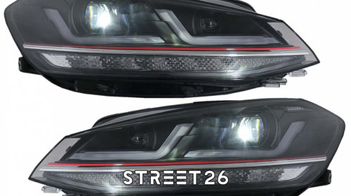 Faruri LEDriving Osram Full LED Compatibil Cu VW Golf 7.5 VII Facelift (2017-2020) GTI Cu Semnal Dinamic