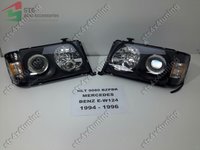 FARURI MERCEDES E-CLASS W124 1994-1996 CU SEMNALIZARE NEGRE