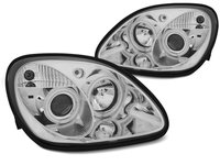 Faruri MERCEDES R170 SLK 1996-2004 Angel eyes CCFL Cromat