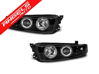 Faruri MITSUBISHI GALANT 8 (EA0) 96-06 ANGEL EYES Negru CCFL