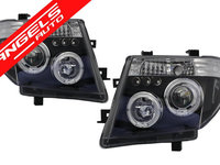 Faruri Nissan Navara D40 (2004-2009) Pathfinder 05-08 Angel Eyes Negre