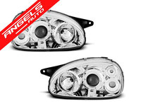 Faruri OPEL CORSA B 02.93-10.00 ANGEL EYES CHROME