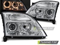 Faruri Opel Vectra C intre 2002-2005 Angel eyes Cromat