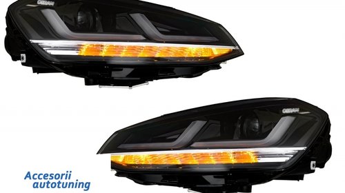 Faruri Osram Full LED Volkswagen Golf 7 VII (2012-2017) Crom LEDriving