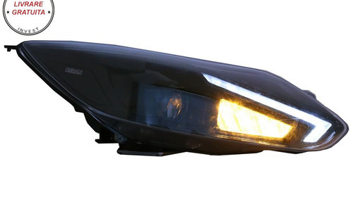 Faruri Osram LED DRL Ford Focus III (2011-11.2014) Negru Upgrade pentru Halogen- livrare gratuita