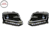 Faruri Osram LED DRL VW Amarok (2010-up) Semnal Dinamic Secvential Negru- livrare gratuita